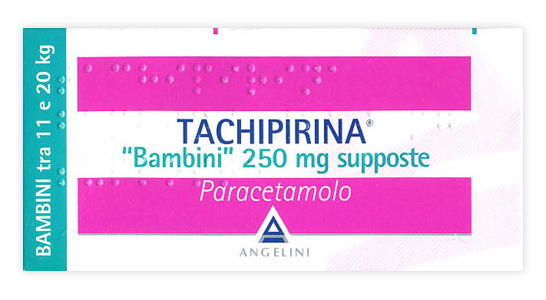 TACHIPIRINA*BB 10SUPP 250MG - farmasconti.eu