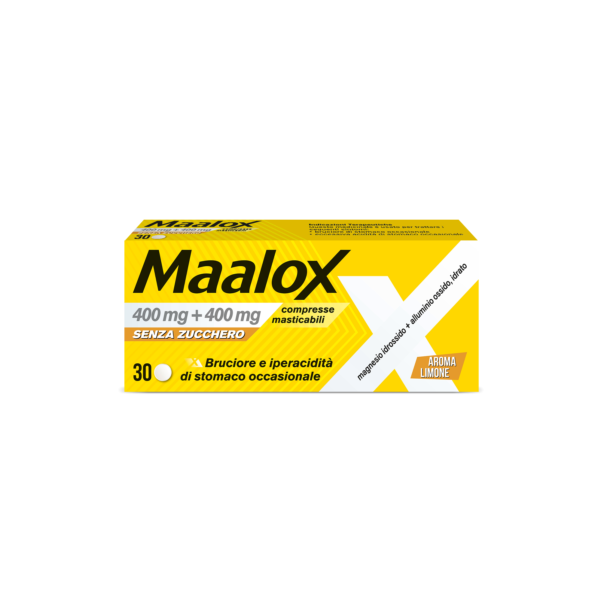 MAALOX*S/Z 30CPR LIMO400+400MG - farmasconti.eu