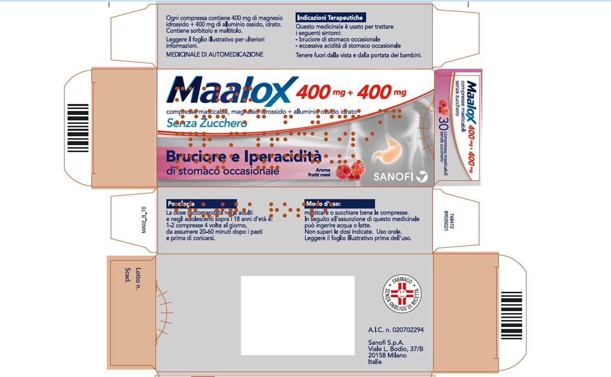 MAALOX*S/Z 30CPR MAST400+400MG - farmasconti.eu