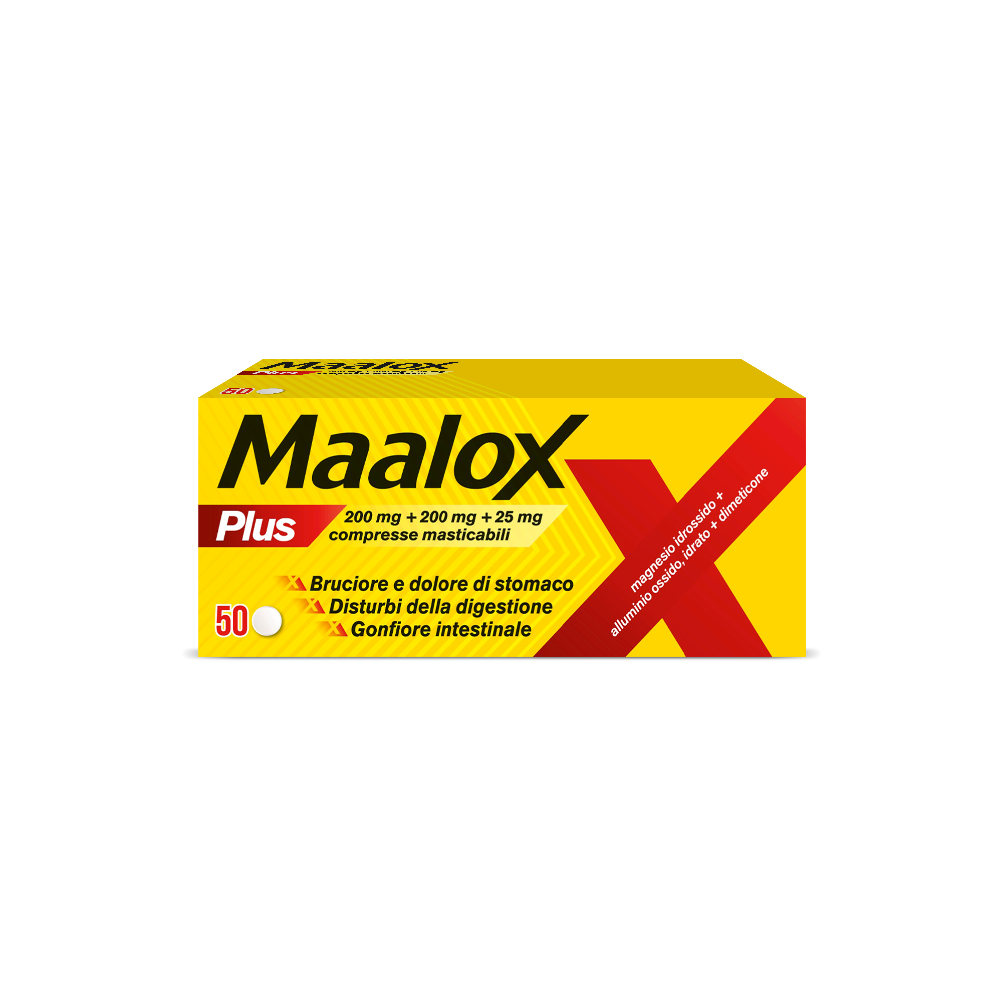 MAALOX PLUS*50CPR MAST - farmasconti.eu