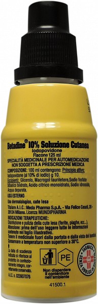 BETADINE*SOLUZ CUT 125ML 10% - farmasconti.eu