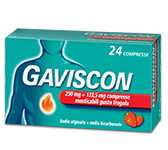GAVISCON*24CPR FRAG250+133,5MG - farmasconti.eu