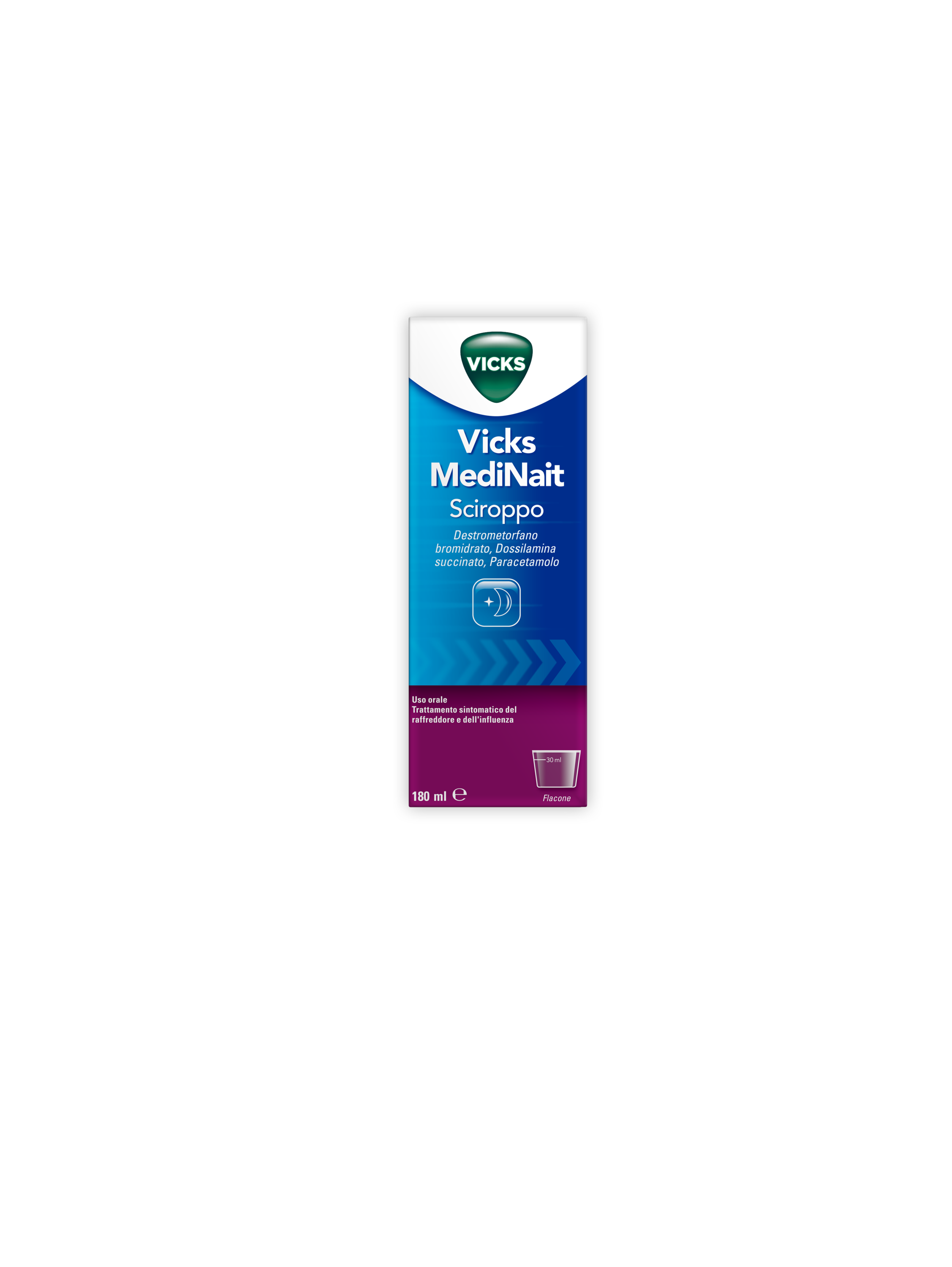 VICKS MEDINAIT*SCIR 180ML - farmasconti.eu