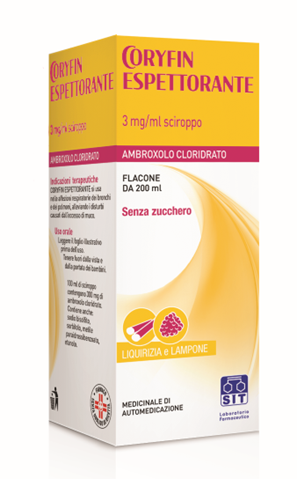CORYFIN TOSSE ESPETT*SCIR200ML - farmasconti.eu
