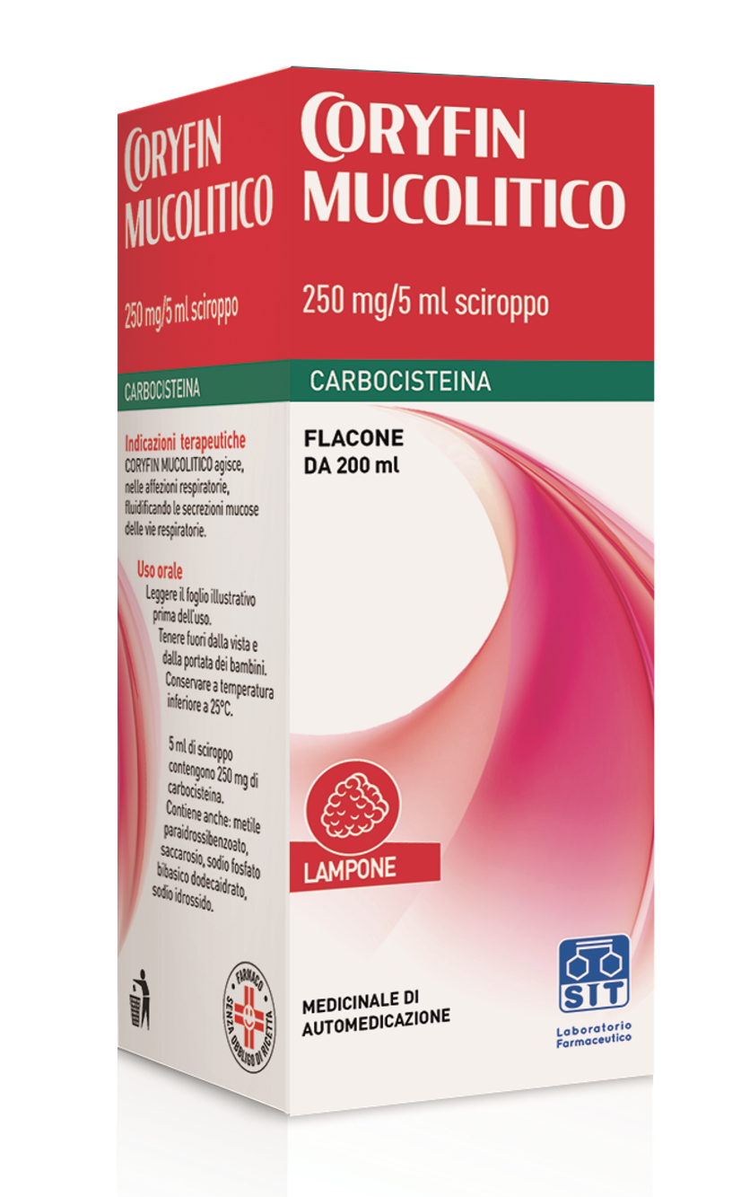 CORYFIN MUCOLITICO*SCIR 200ML - farmasconti.eu