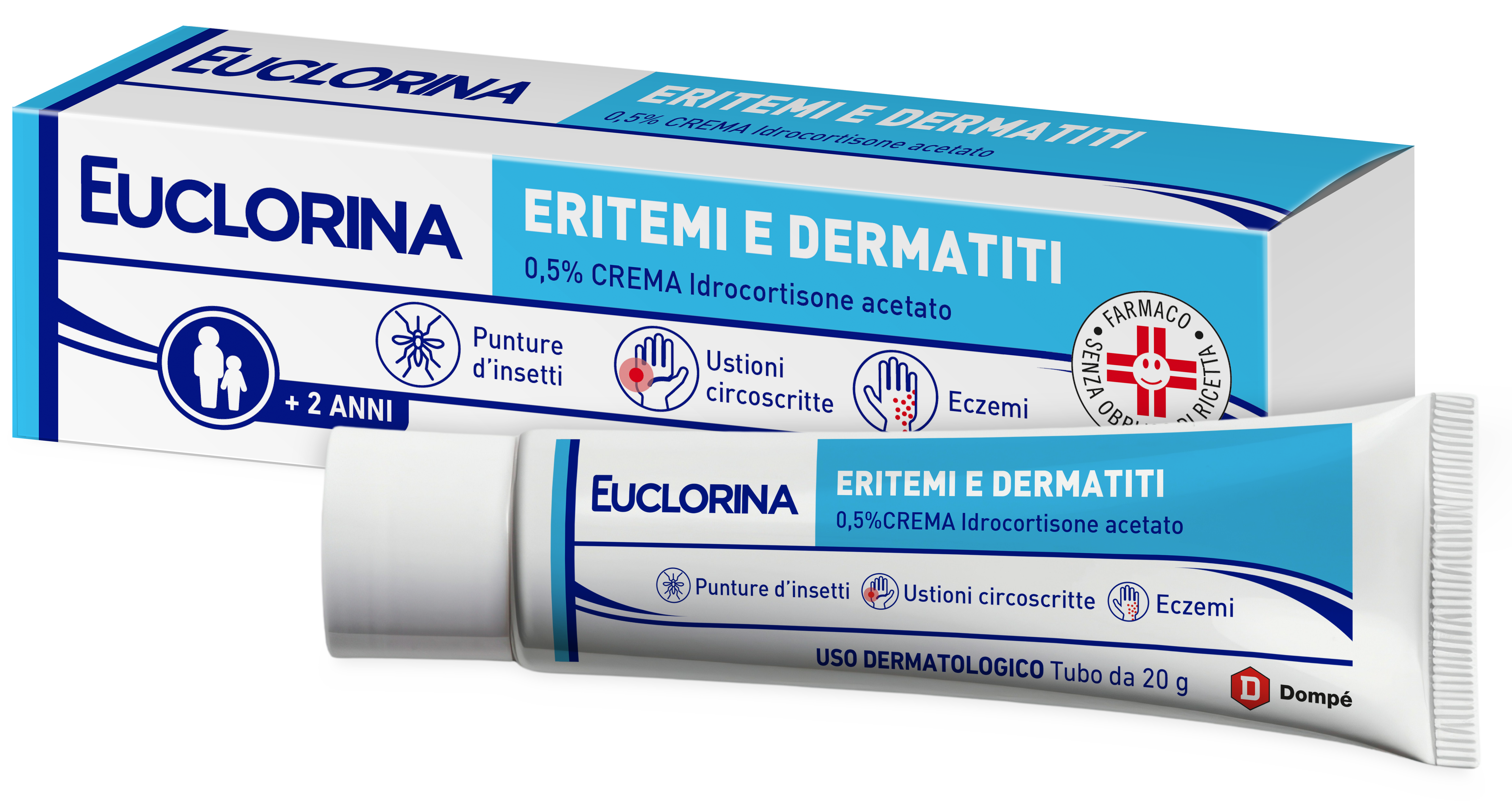 EUCLORINA ERITEMI*CR 20G 0,5% - farmasconti.eu