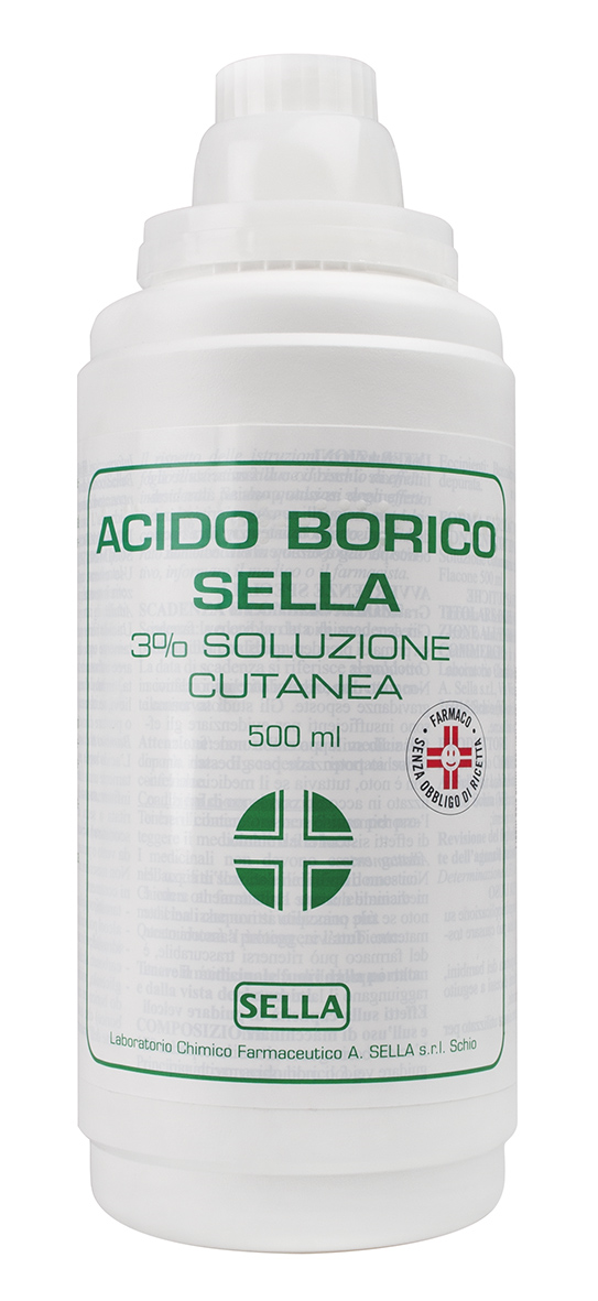 ACIDO BORICO SELLA*3% 500ML - farmasconti.eu
