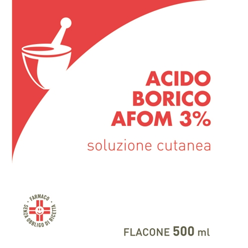 ACIDO BORICO AFOM*3% 500ML - farmasconti.eu