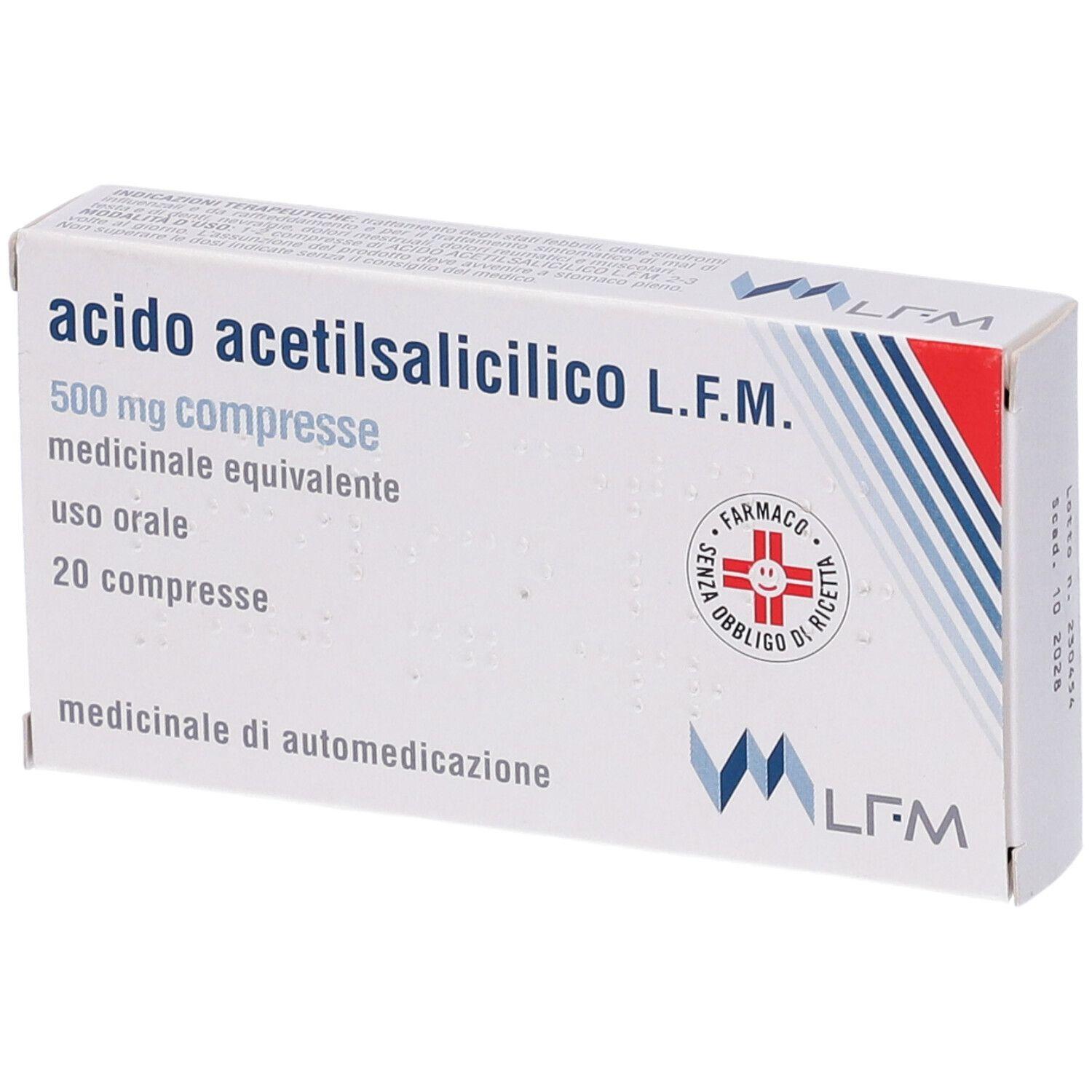 ACIDO ACETILSALIC LFM*20CPR500 - farmasconti.eu