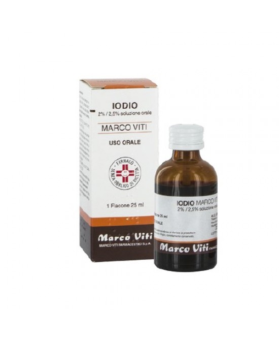 IODIO OS SOLUZ MV*25ML 2%+2,5% - farmasconti.eu