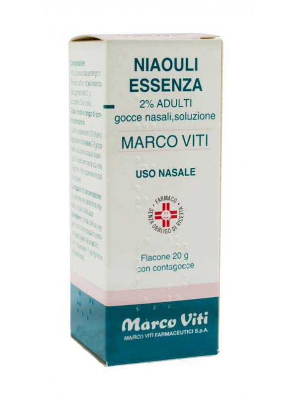 NIAOULI ESSENZA MV*2% GTT 20G - farmasconti.eu