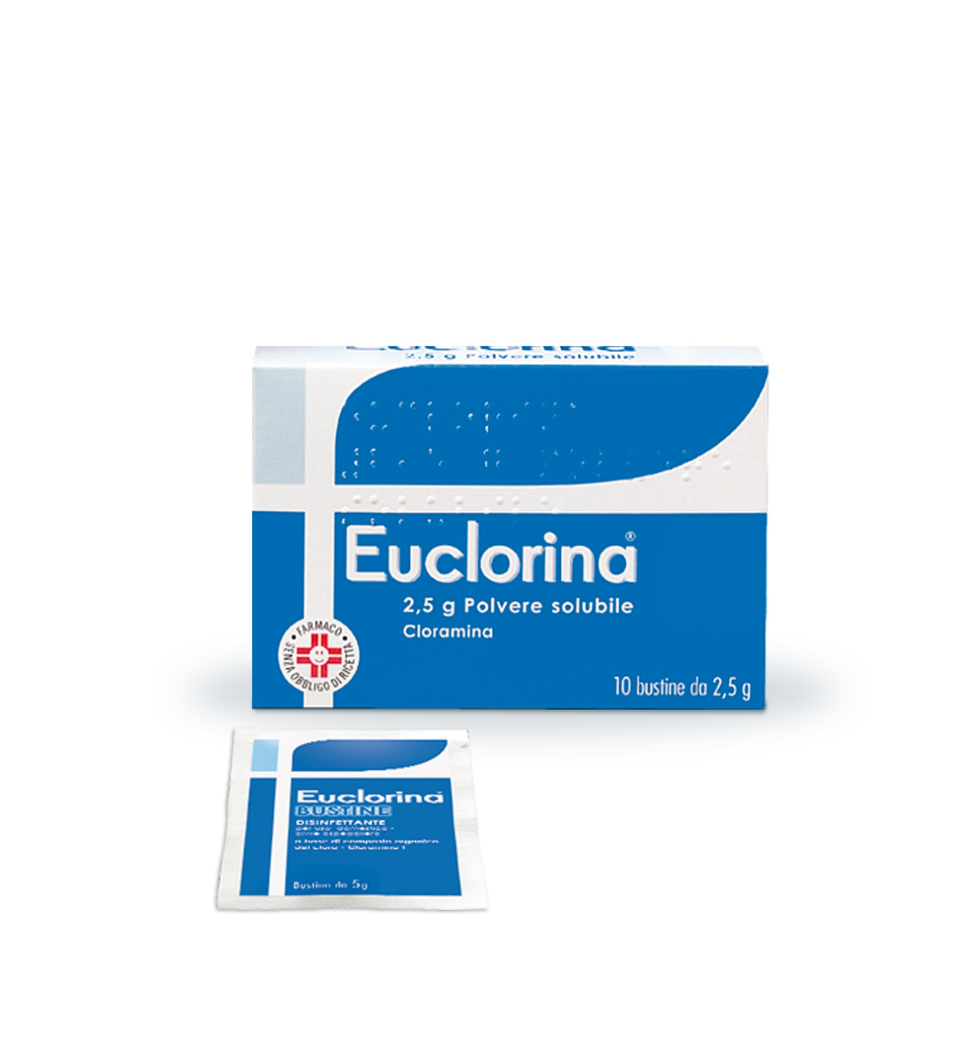 EUCLORINA*POLV SOL 10BUST 2,5G - farmasconti.eu