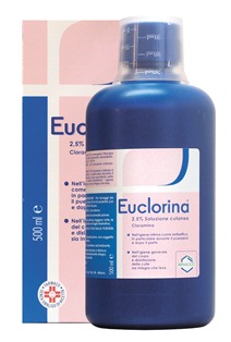 EUCLORINA 2,5%*1FL 500ML - farmasconti.eu