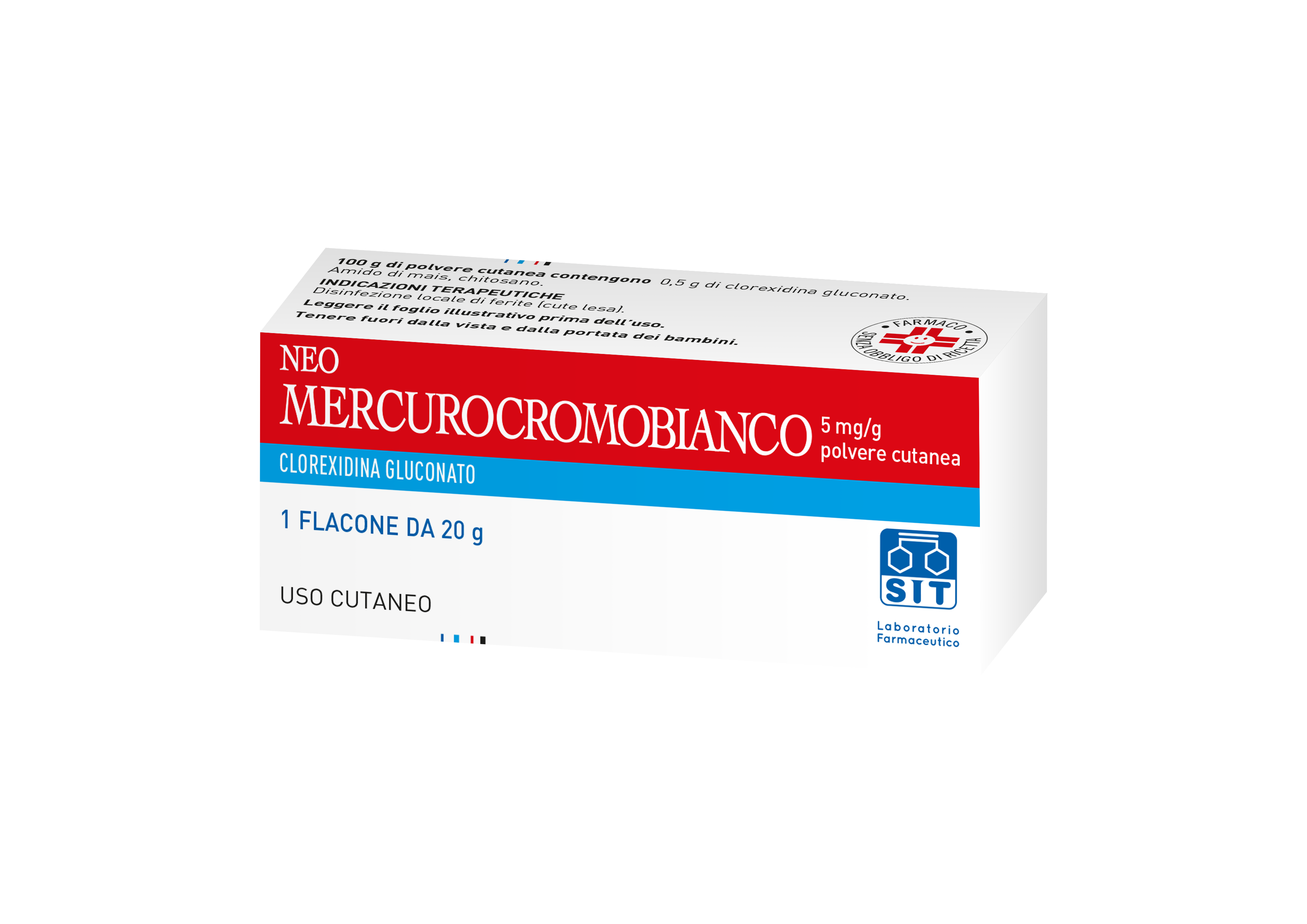 NEOMERCUROCROMO BIANCO*POLV20G - farmasconti.eu