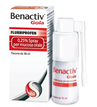 BENACTIV GOLA*SPRAY 15ML 0,25% - farmasconti.eu