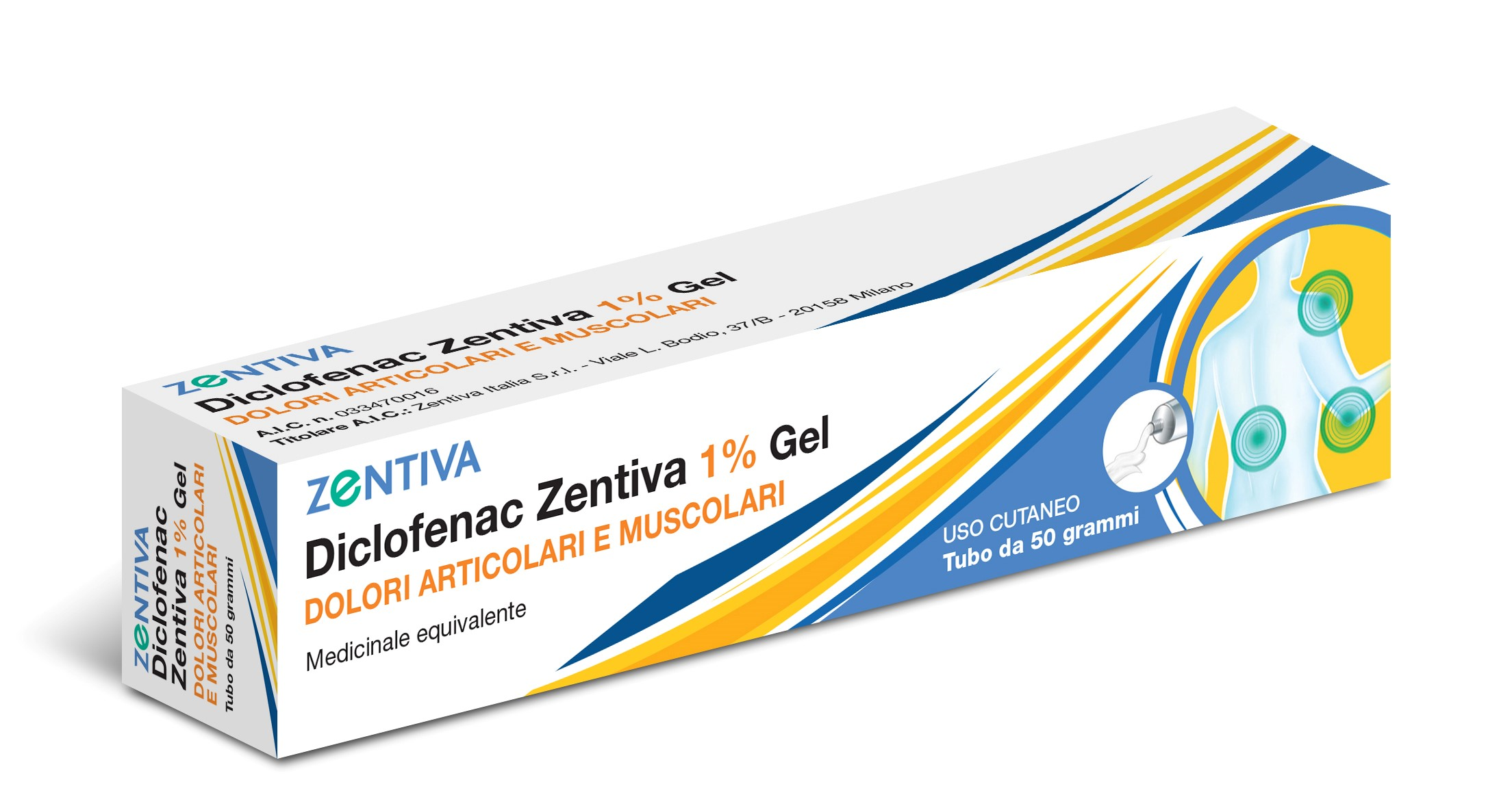DICLOFENAC ZENTIVA*GEL 50G 1% - farmasconti.eu