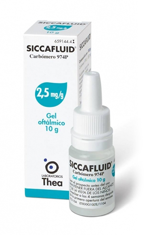 SICCAFLUID*GEL OFT 10G 2,5MG/G - farmasconti.eu