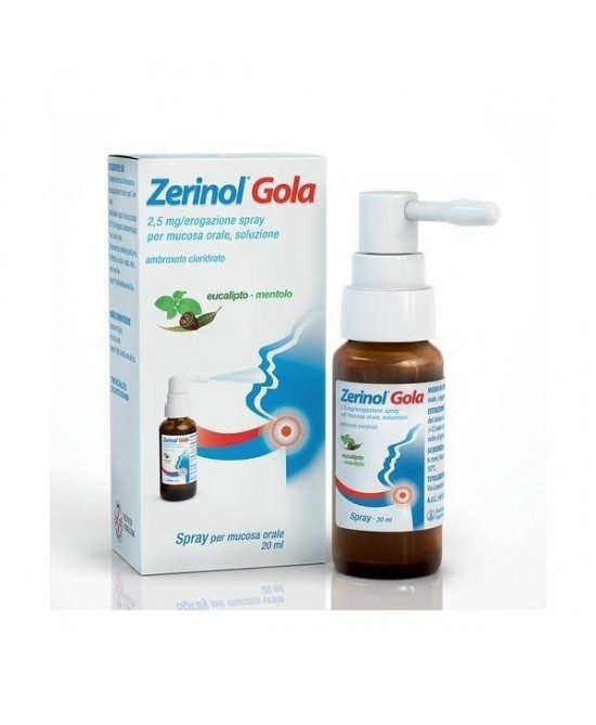 ZERINOL GOLA*SPR 20ML 2,5MG/ER - farmasconti.eu