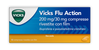 VICKS FLU ACTION*12CPR200+30MG - farmasconti.eu