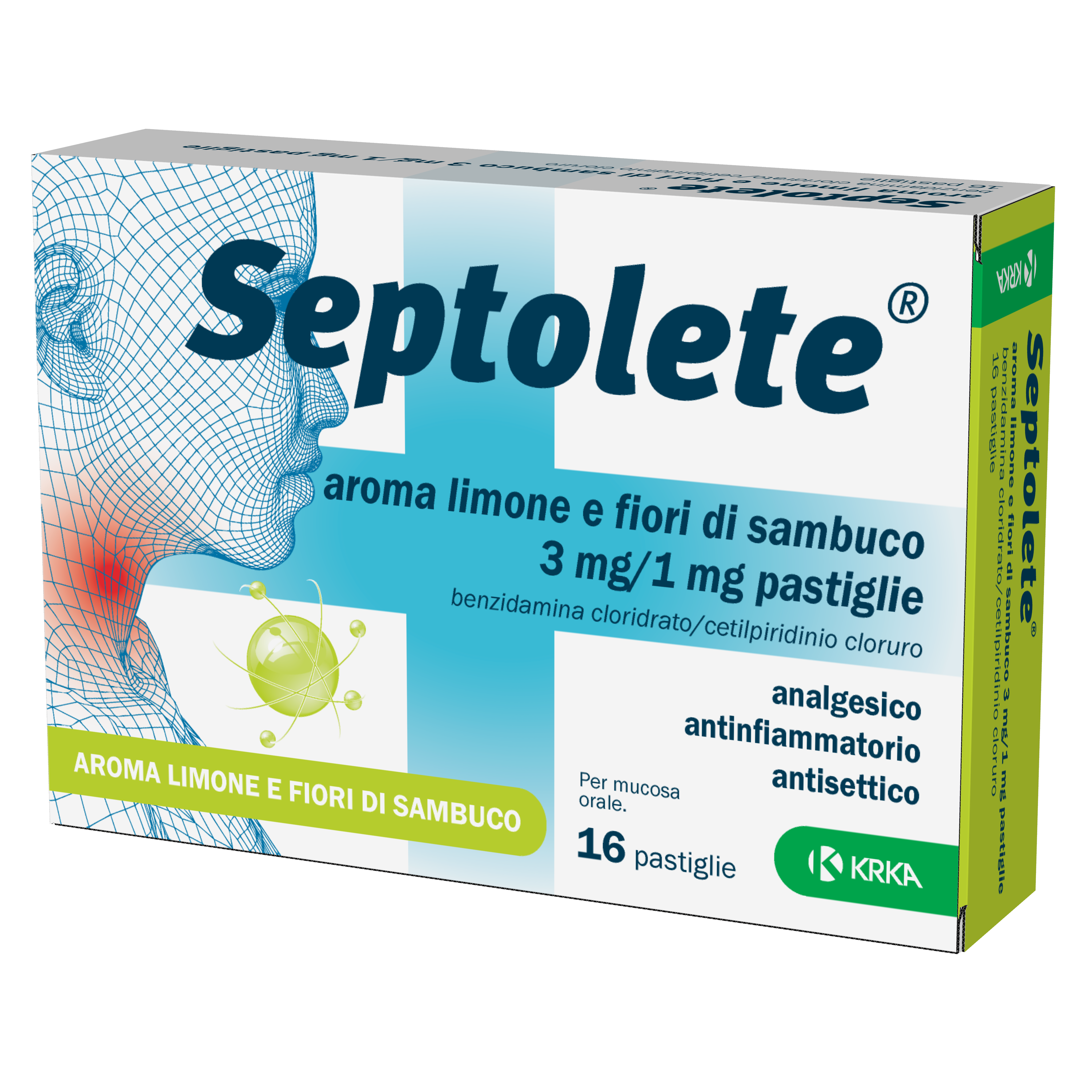 SEPTOLETE*16PAST3+1MG LIM FIOR - farmasconti.eu