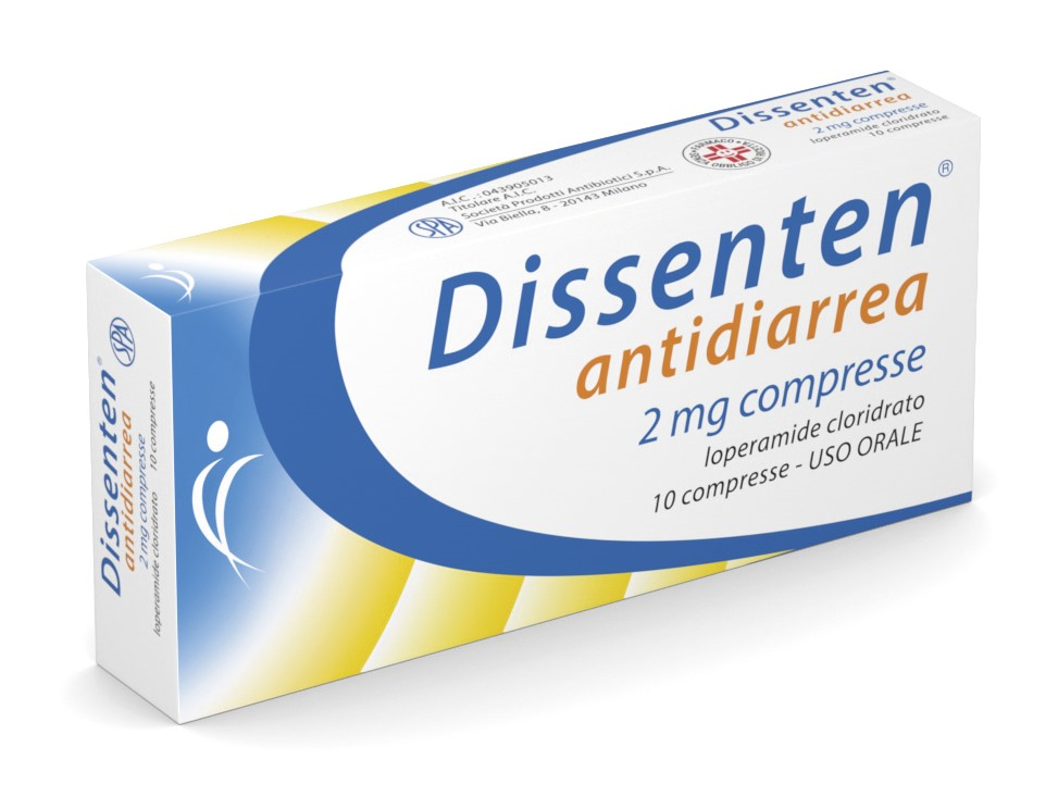 DISSENTEN ANTIDIARREA*10CPR2MG - farmasconti.eu