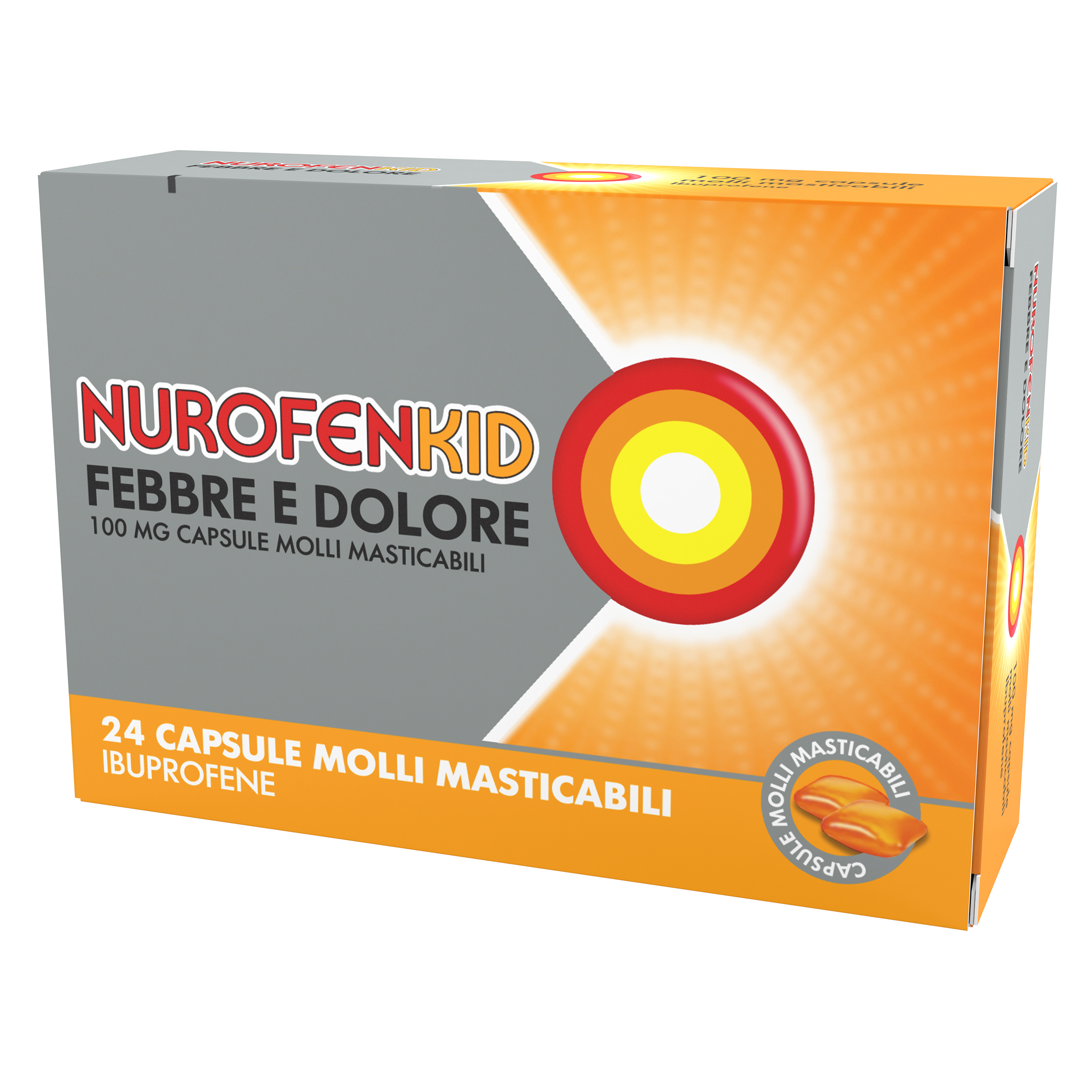NUROFENKID FEBBRE D*24CPS100MG - farmasconti.eu