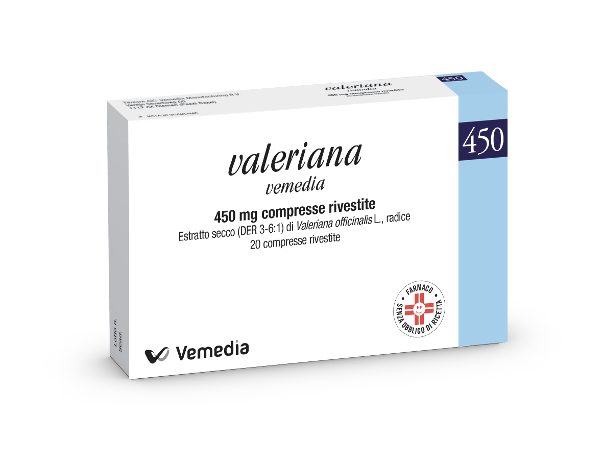 VALERIANA VEMEDIA*20CPR RIV450 - farmasconti.eu