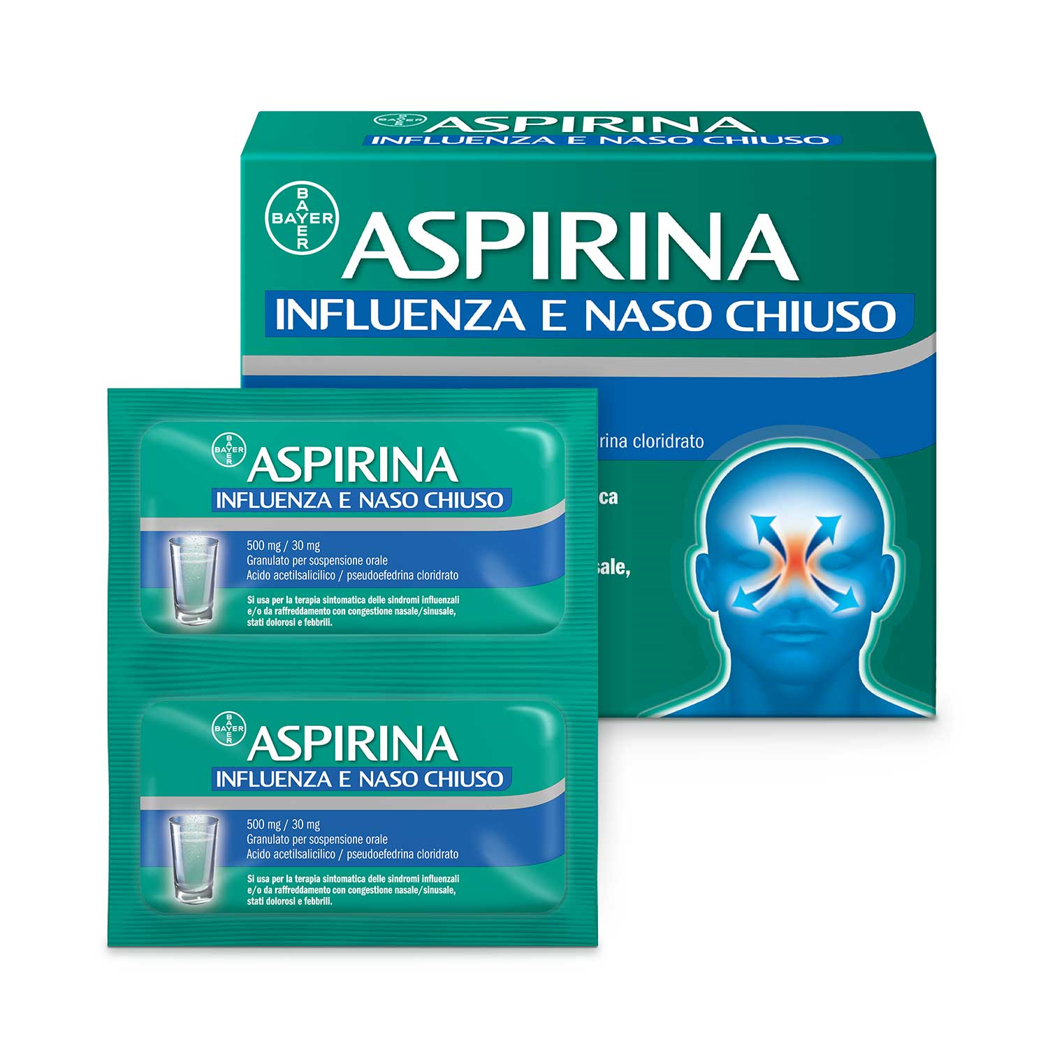 ASPIRINA INFLUENZA E NASO C*10 - farmasconti.eu