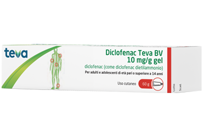 DICLOFENAC TEVA*GEL 60G 10MG/G - farmasconti.eu