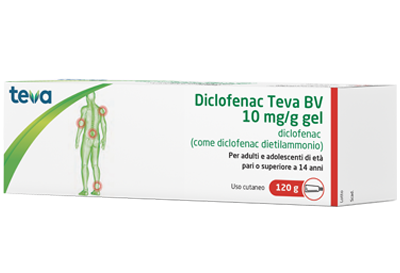 DICLOFENAC TEVA*GEL120G 10MG/G - farmasconti.eu