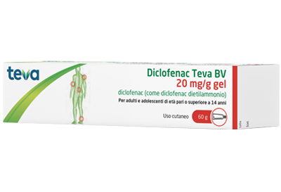 DICLOFENAC TEVA*GEL 60G 20MG/G - farmasconti.eu