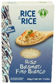 RICE&RICE RISO BASMATI BIANCO 500 G - farmasconti.eu