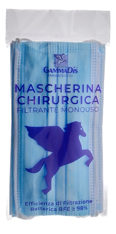 MASCHERINA CHIRURGICA 3 PEZZI GAMMADIS - farmasconti.eu