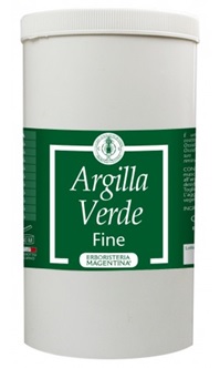 ARGILLA VERDE FINE 1 KG - farmasconti.eu
