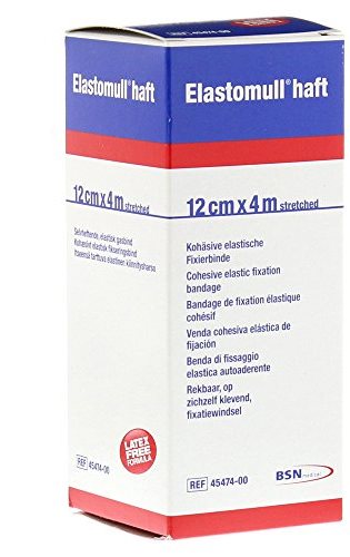BENDA ELASTICA AUTOADESIVA ELASTOMULL HAFT COMPRESSIONE FORTE 12X400 CM - farmasconti.eu