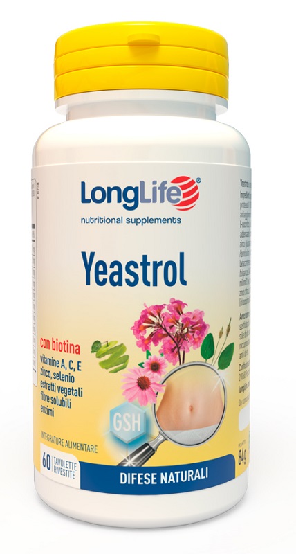 LONGLIFE YEASTROL 60 TAVOLETTE RIVESTITE - farmasconti.eu