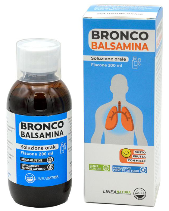 BRONCOBALSAMINA SOLUZIONE ORALE 200 ML GUSTO FRUTTA CON MIELE - farmasconti.eu