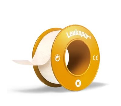 CEROTTO IN ROCCHETTO LEUKOPOR IPOALLERGENICO TESSUTO NON TESSUTO BIANCO 2,5X920 CM CON DISPENSER - farmasconti.eu