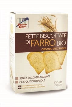 FSC FETTE BISCOTTATE DI FARRO BIO SENZA ZUCCHERI AGGIUNTI CON OLIO DI GIRASOLE SENZA OLIO DI PALMA 200 G - farmasconti.eu