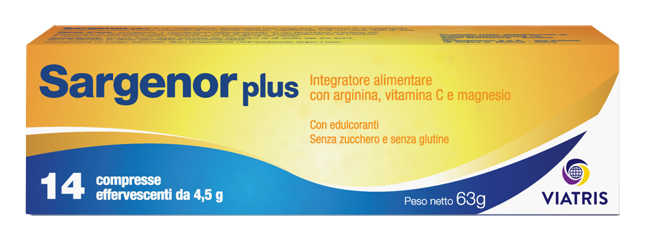 SARGENOR PLUS 14 COMPRESSE EFFERVESCENTI DA 4,5 G - farmasconti.eu