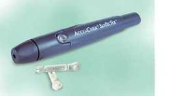PENNA PUNGIDITO ACCU-CHEK SOFTCLIX + 25 LANCETTE SOFTCLIX + MANUALE DI UTILIZZO - farmasconti.eu