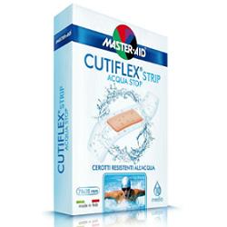 CEROTTO MASTER-AID CUTIFLEXMED STRIP TRASPARENTE IMPERMEABILE SUPPORTO IN POLIURETANO SUPER 10 PEZZI - farmasconti.eu
