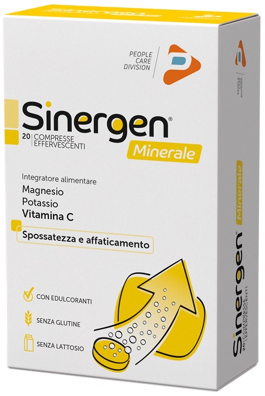 SINERGEN MINERALE LIMONE 20 COMPRESSE EFFERVESCENTI - farmasconti.eu