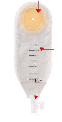 SACCA PER DRENAGGIO DELLE FERITE COLOPLAST CAPACITA' MIDI 300ML 20 PEZZI ARTICOLO 2245 - farmasconti.eu