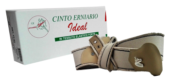 CINTO ERNIARIO IDEAL IN TESSUTO ELASTICO FORTE DESTRO GRIGIO FRANGIATO 105CM - farmasconti.eu