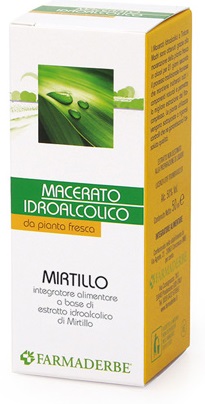 MIRTILLO NERO MACERATO IDROALCOLICO 50 ML - farmasconti.eu