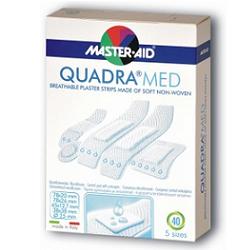 CEROTTO MASTER-AID QUADRA DERMOATTIVO FORMATI ASSORTITI 20 PEZZI - farmasconti.eu
