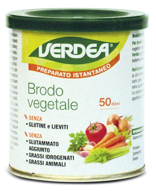 VERDEA PREPARATO ISTANTANEO BRODO VEGETALE 200 G - farmasconti.eu