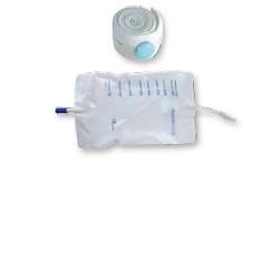 SACCA RACCOGLI URINA DA GAMBA PER INCONTINENZA IN PVC 750 ML TUBO RACCORDO DIRITTO 10 CM+RUBINETTO SCARICO+VALVOLA ANTIREFLUSSO+2 FASCE A BOTTONI 10 PEZZI - farmasconti.eu