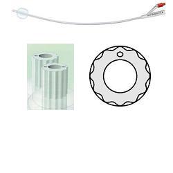 CATETERE VESCICALE IN SILICONE PROFILCATH PLUS SCANALATO 2 VIE CH16 LUNGHEZZA 31 CM PUNTA CILINDRICA 2 FORI CONTRAPPOSTI PALLONCINO 5 ML 1 PEZZO - farmasconti.eu